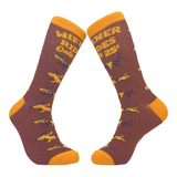 Men's Wiener Rides Socks Funny Dachshund Pet Puppy Lover Novelty Footwear