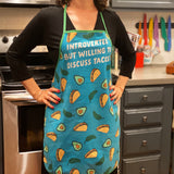 Always Use Protection Cookout Apron Funny Sarcastic Sexual Innuendo Kitchen Smock