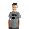 Youth Ask Me About My Wolf Awesome Flip Shirt for Kids
