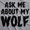 Youth Ask Me About My Wolf Awesome Flip Shirt for Kids