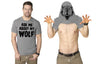 Ask Me About My Wolf Flip Men's Tshirt