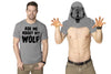 Ask Me About My Wolf Flip Men's Tshirt
