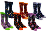 Womens Halloween Socks Funny Spooky October Fall Novelty Graphic Footwear