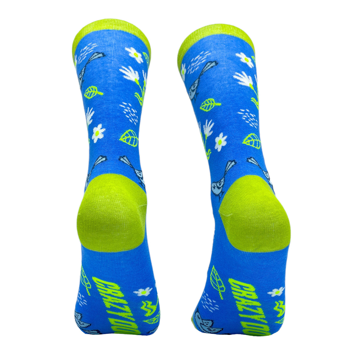 Women's Mama Bird Socks Funny Cute Bluebird Mothers Day Footwear for Mom