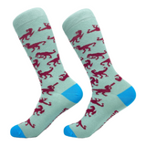 Women's Winosaur Socks Funny Wine Lover Drinking Vintage Graphic Footwear