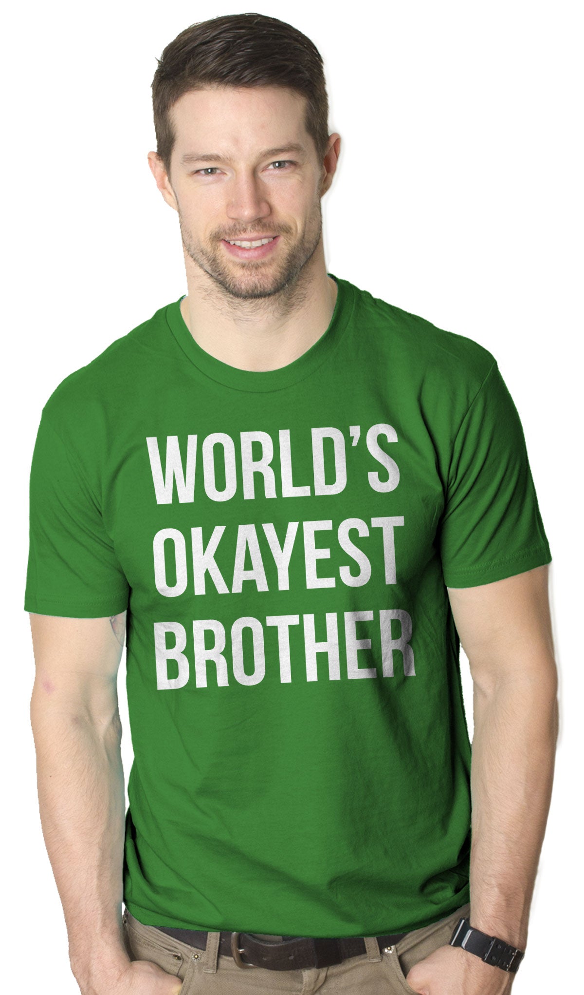 World's Okayest Brother Men's Tshirt