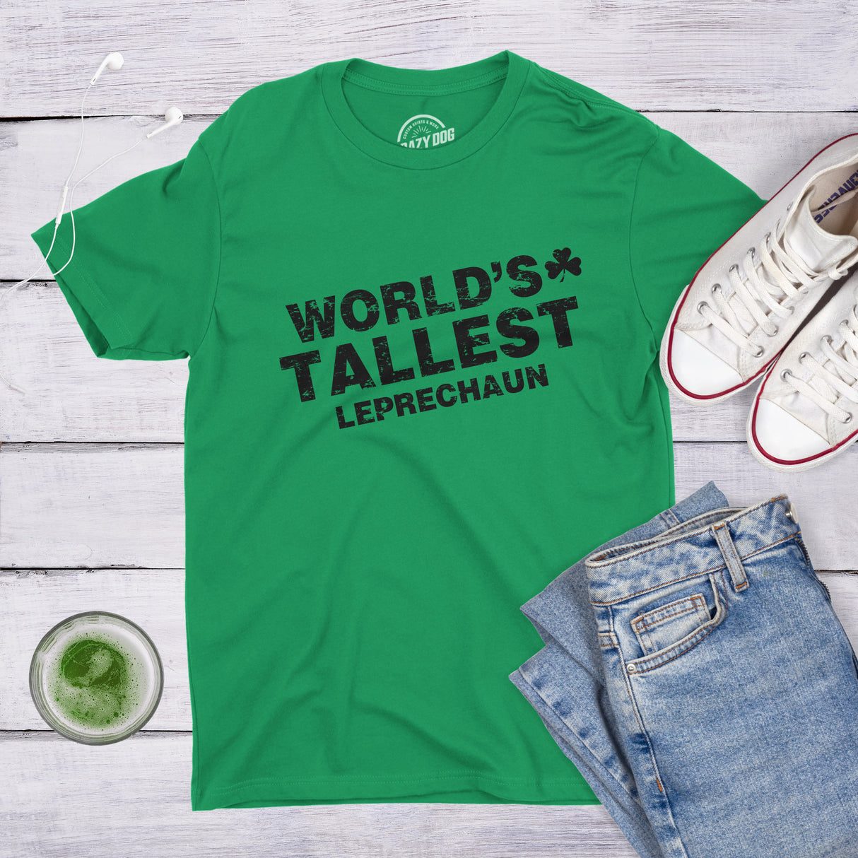 World's Tallest Leprechaun Men's Tshirt