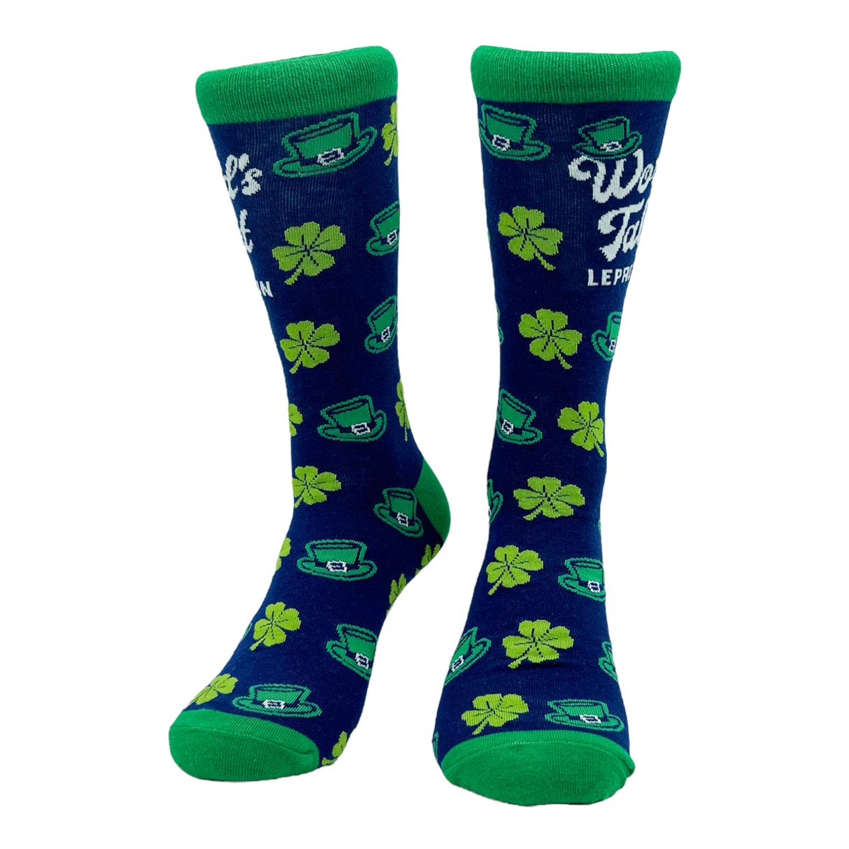 Men's Worlds Tallest Leprechaun Socks Funny St Paddys Day Folklore Joke Footwear