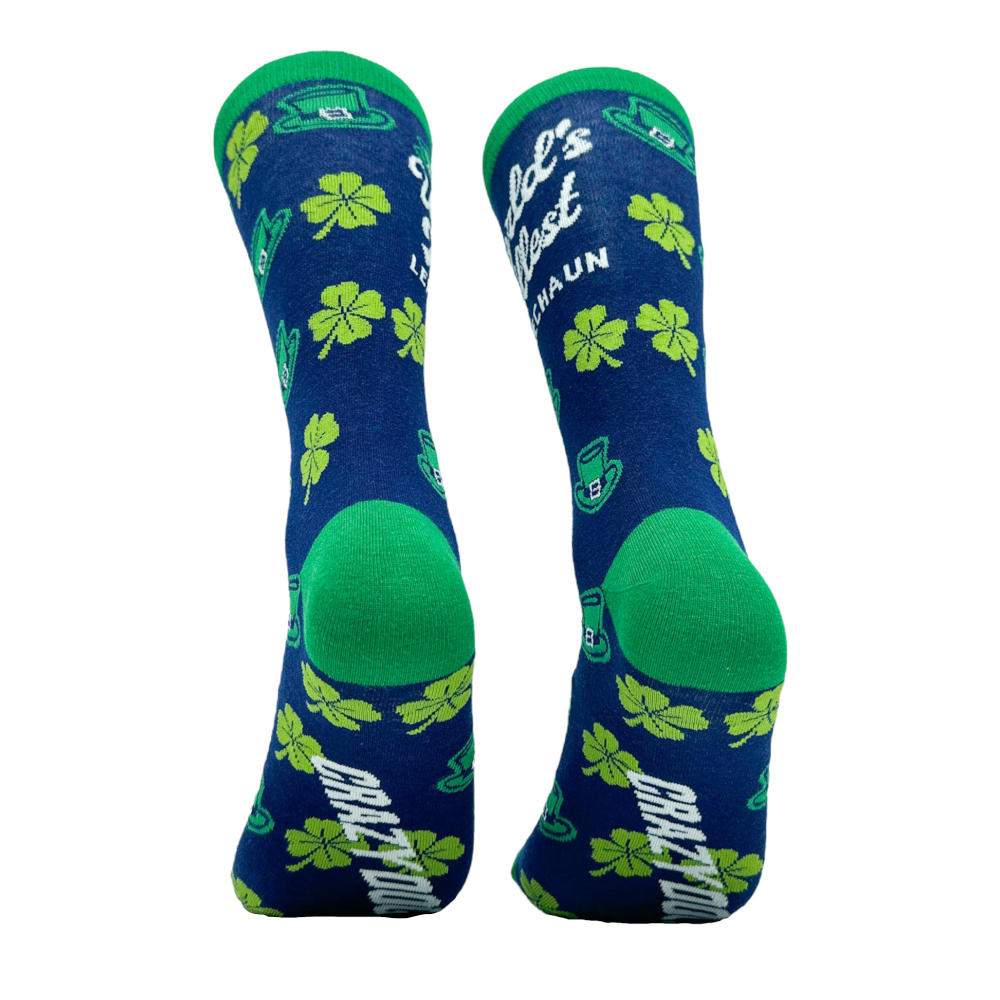 Men's Worlds Tallest Leprechaun Socks Funny St Paddys Day Folklore