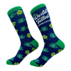 Men's Worlds Tallest Leprechaun Socks Funny St Paddys Day Folklore Joke Footwear