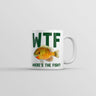 WTF Wheres The Fish Mug Funny Novelty Fishing Coffee Cup-11oz