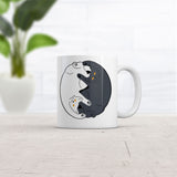 Yin Yang Cats Mug Funny Cat Graphic Novelty Coffee Cup-11oz