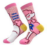 Women's You Fancy Bitch Socks Funny Offensive Fabulous Dog Joke Footwear