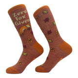 Women's Zero Fox Given Socks Funny Cute Wordplay Cursing Joke Footwear