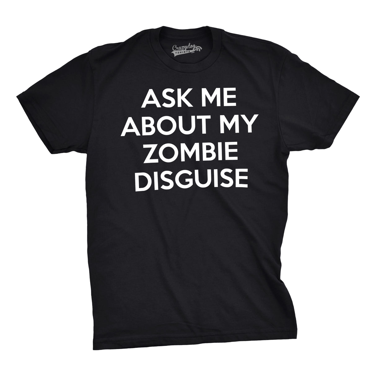 Ask Me About My Zombie Disguise Flip Men's Tshirt