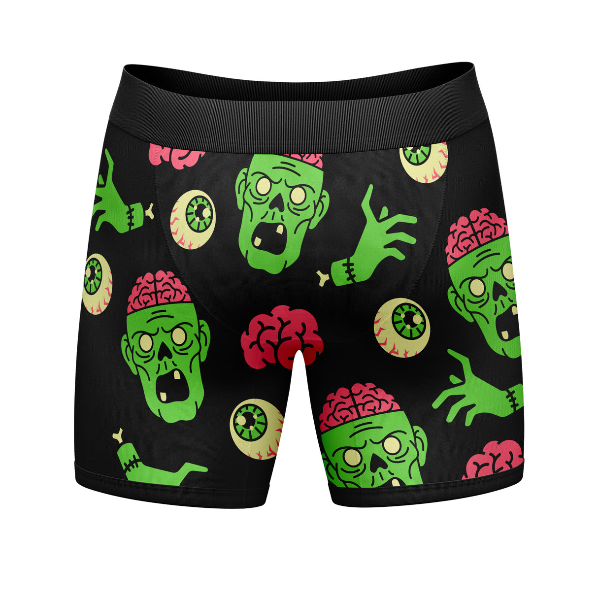 Mens Zombies Eat Brains Don't Worry You're Safe Boxer Briefs Funny Underwear for Guys