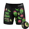 Mens Zombies Eat Brains Don't Worry You're Safe Boxer Briefs Funny Underwear for Guys