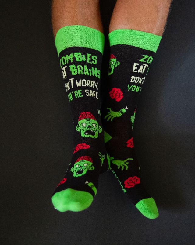 Youth Halloween Socks Funny Zombie Pumpkin Scary Footwear