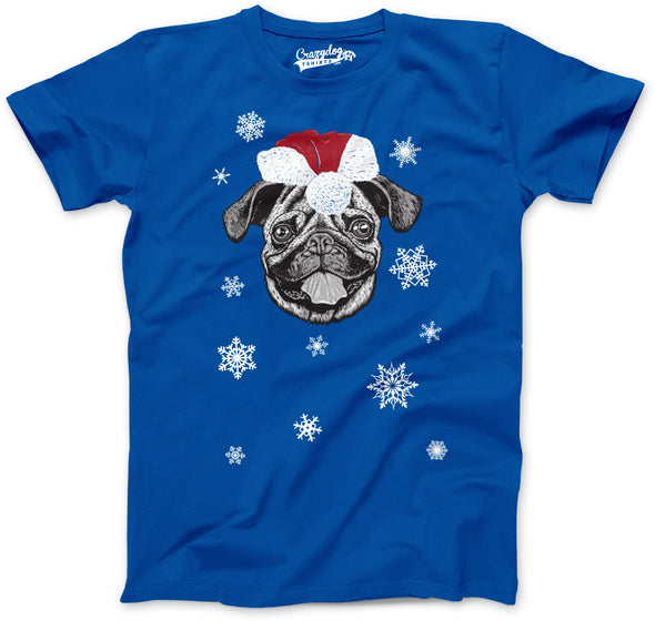 Santa Pug Ugly Christmas Sweater Men's Tshirt