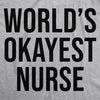 Coronavirus World's Okayest Nurse Quarantine COVID-19 Men's Tshirt