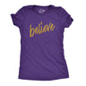 Womens Believe Script Gold Shimmer Application Cool Inspirational T shirt