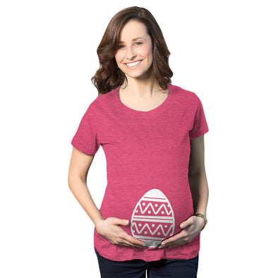 Maternity Easter Egg Baby Bump T Shirt Its A Girl Pregnancy Announcement Tee