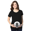 Maternity Eight Ball Funny Baby Announcement Shirt Belly Bump Cute Pregnancy Tee