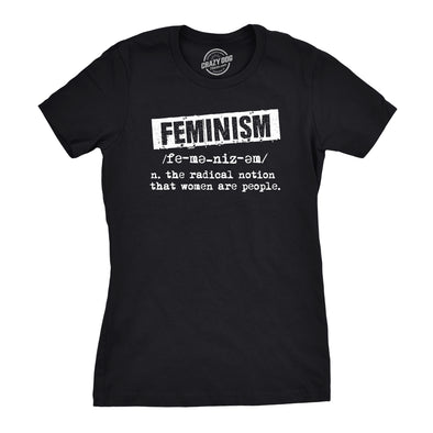 Womens Feminist Definition Cool Empowerment T-shirt For Ladies