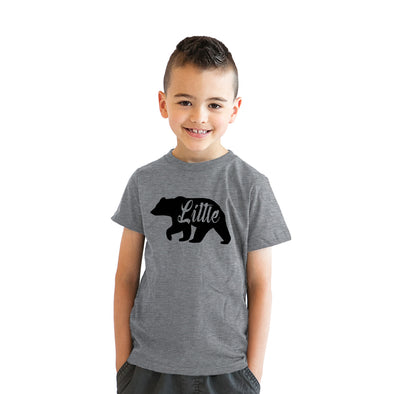 Youth Little Bear Cute Gift for Children Brother Funny Novelty Family T shirt