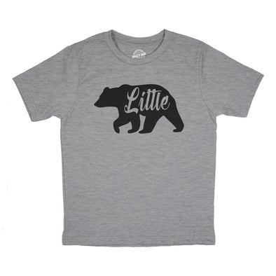 Toddler Little Bear Cute Gift for Children Funny Graphic Novelty Family T shirt