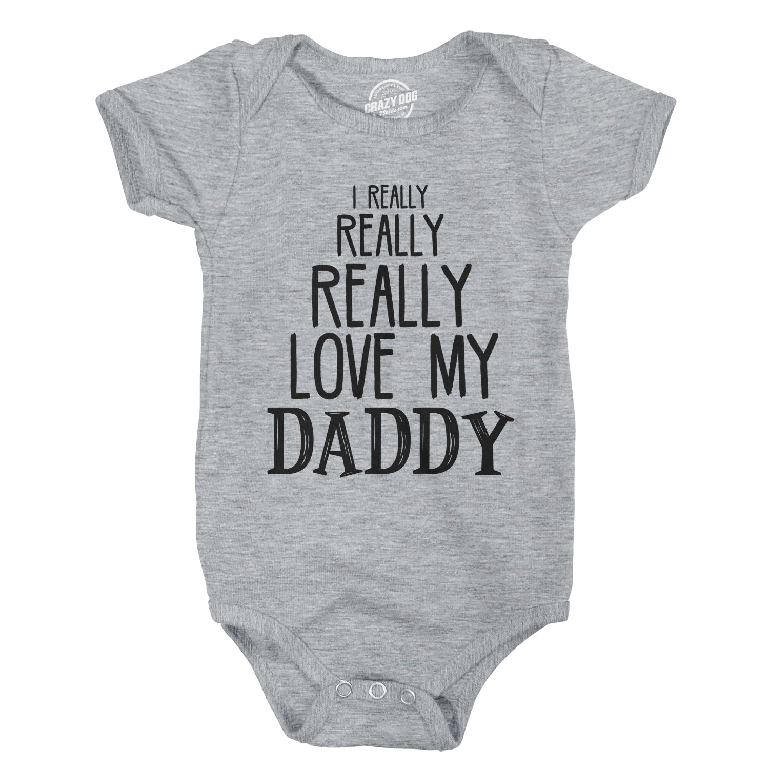 doos Matron Verzoekschrift I Really Really Love My Daddy Cute Fathers Day Funny Baby Shirt Newbor –  Nerdy Shirts