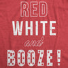 Red White and Booze Men's Tshirt