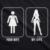 Your Wife My Wife Superhero Men's Tshirt