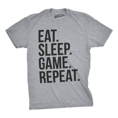 Eat Sleep Game Repeat Men's Tshirt
