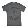 Fitness Donut In My Mouth Men's Tshirt