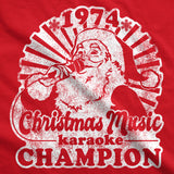 Christmas Music Karaoke Champion Men's Tshirt