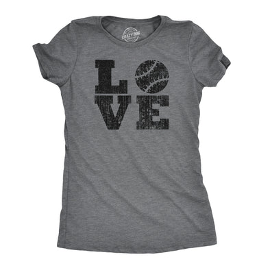 Womens LOVE Baseball Mama Funny Game Day Lover Cute Cool T shirt for Ladies