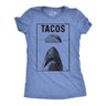 Womens Tacos Shark Tshirt Funny Jaws Tee For Ladies