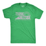 Think Outside No Box Necessary Men's Tshirt