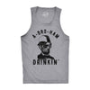Mens Fitness Tank A-Bro-Ham Drinkin Funny Abe Lincoln Tanktop For Guys