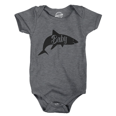Creeper Baby Shark Cute Baby Funny Shirt for Newborn Shower Graphic Infant Tee