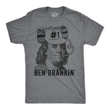 Mens Ben Drankin T shirt Funny 4th Of July Beer Drinking Patriotic USA Graphic