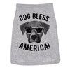 Dog Shirt Dog Bless America Shirt Funny 4th of July Patriotic Clothes For Puppy