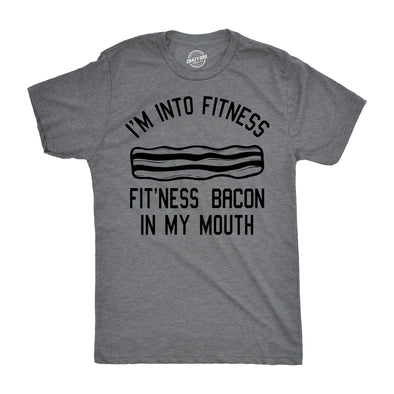 Fitness Bacon In My Mouth Men's Tshirt
