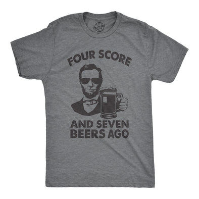Four Score And Seven Beers Ago Men's Tshirt