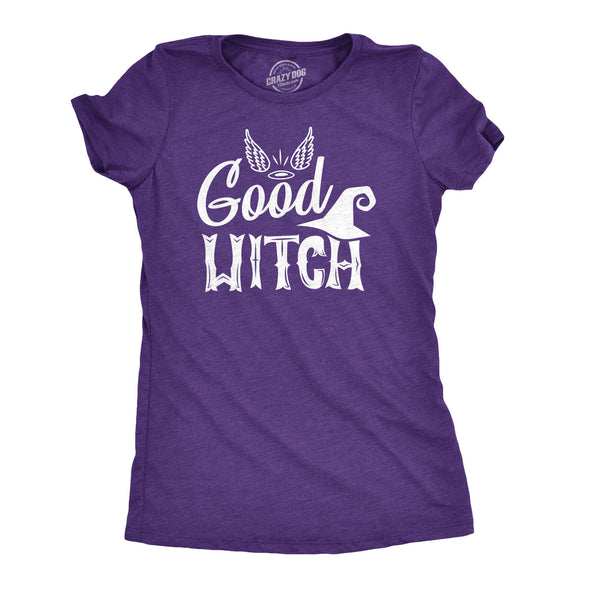 Womens Good Witch Tshirt Funny Halloween Movie Tee For Ladies