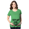 Maternity Hoping For A T-Rex Pregnancy T-Shirt Cute Funny Dinosaur Tee For Mom To Be