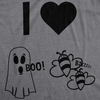 I Heart Boo Bees Men's Tshirt