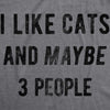 I Like Cats And Maybe 3 People Men's Tshirt