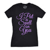 Womens I Put A Spell On You Tshirt Funny Halloween Movie Tee For Ladies
